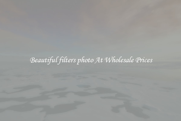 Beautiful filters photo At Wholesale Prices