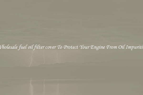 Wholesale fuel oil filter cover To Protect Your Engine From Oil Impurities