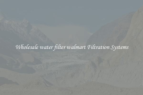 Wholesale water filter walmart Filtration Systems