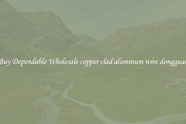 Buy Dependable Wholesale copper clad aluminum wire dongguan