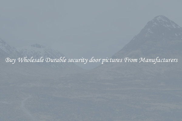 Buy Wholesale Durable security door pictures From Manufacturers